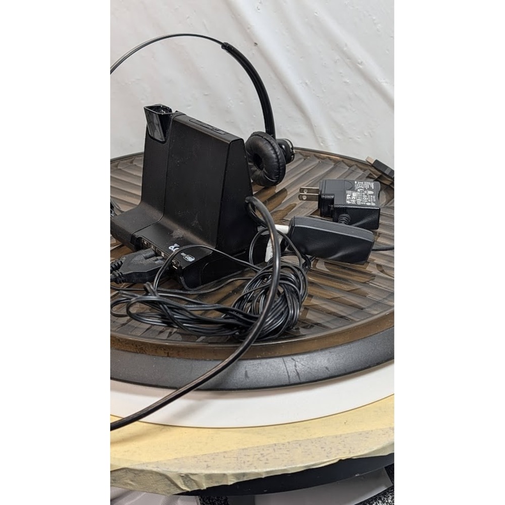 Plantronics Savi W740 Wireless Headset System Black Good Noise Canceling PC Desk - Picture 10 of 10